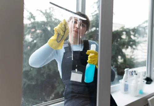 Nettoyage de vitres intérieures et extérieures à Laubressel